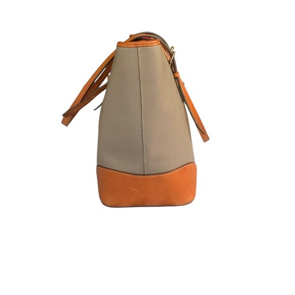 Dooney & Bourke Claremont Dover Large Tote Pebble Grain Leather Womens Satchel - Picture 6 of 16